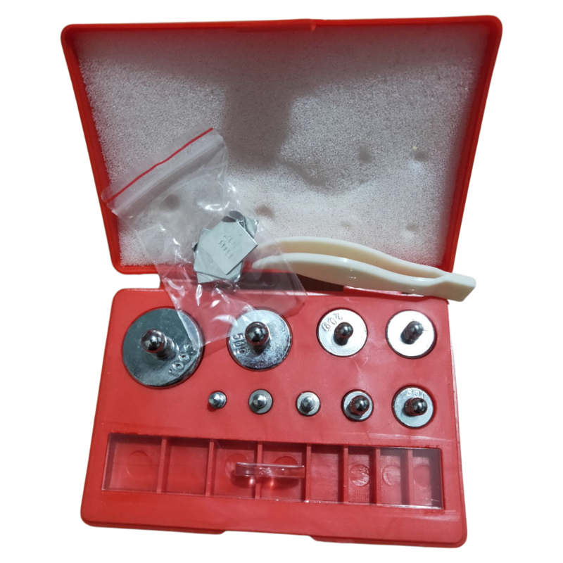 M2级200g学生小砝码套装校准天平称10mg-100g毫克组合分体法码