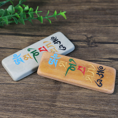 六字真言西藏拉萨手工雕刻玛尼石 嘛呢石玛尼堆安放 堆放厂家工厂