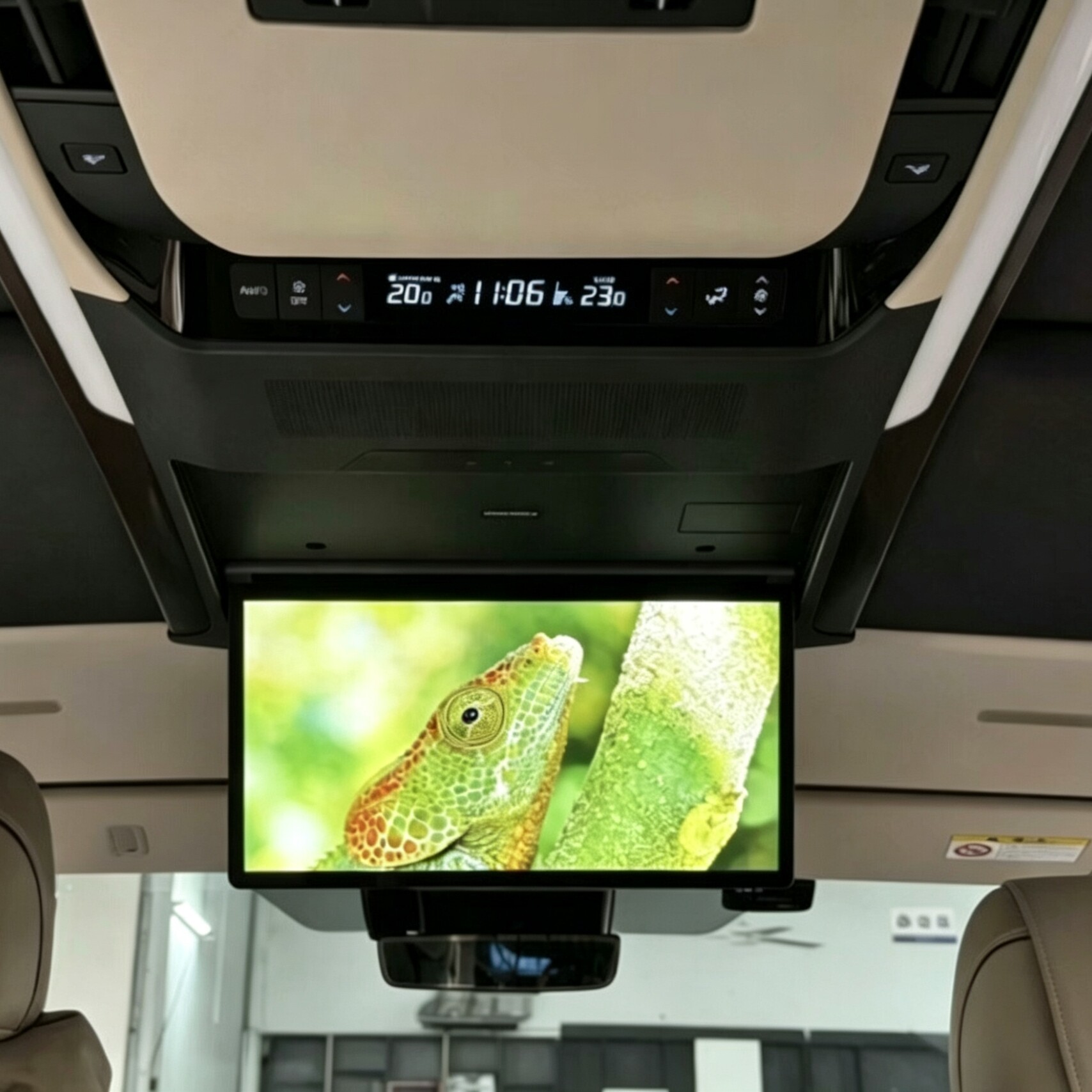 25款Alphard40系埃尔法吸顶电视电动开合15.6寸WIFI触摸屏威尔法
