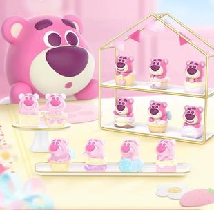 正版 迪士尼草莓熊萌粒盲盒手办草莓熊mini甜品派对盲袋手办女礼物