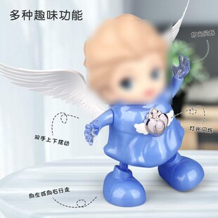 爆款会跳舞的钢铁侠战士电动玩具唱歌走动智能机器人哄娃神器儿童