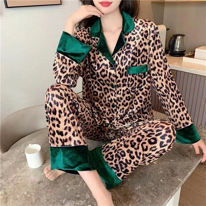 秋冬季新款高端金丝绒睡衣家居服睡衣/家居服套装
