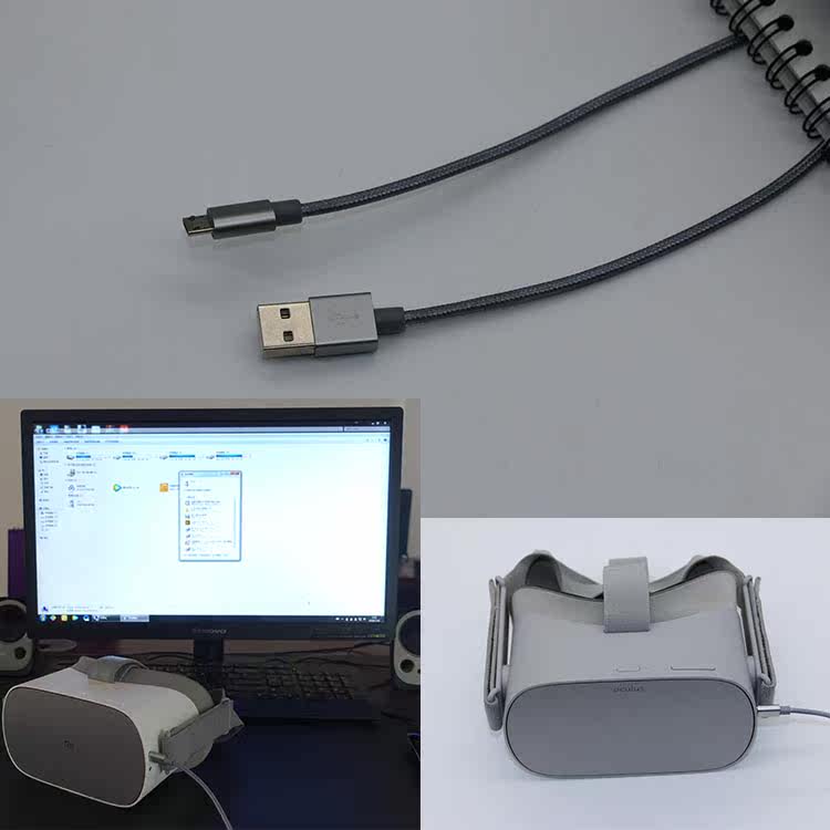 小米VR一体机Oculus go数据充电线安卓数据线3米长高速快充闪充|msdalam kategori Aksesori Digital 3C, Zhou Bian Bingkai digital, talian data - dari Buy2taobao.com untuk memberikan perkhidmatan ejen Taobao profesional membeli
