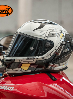 CYRIL赛罗头盔摩托车大尾翼全盔四季男女机车赛车专用秋季安全帽