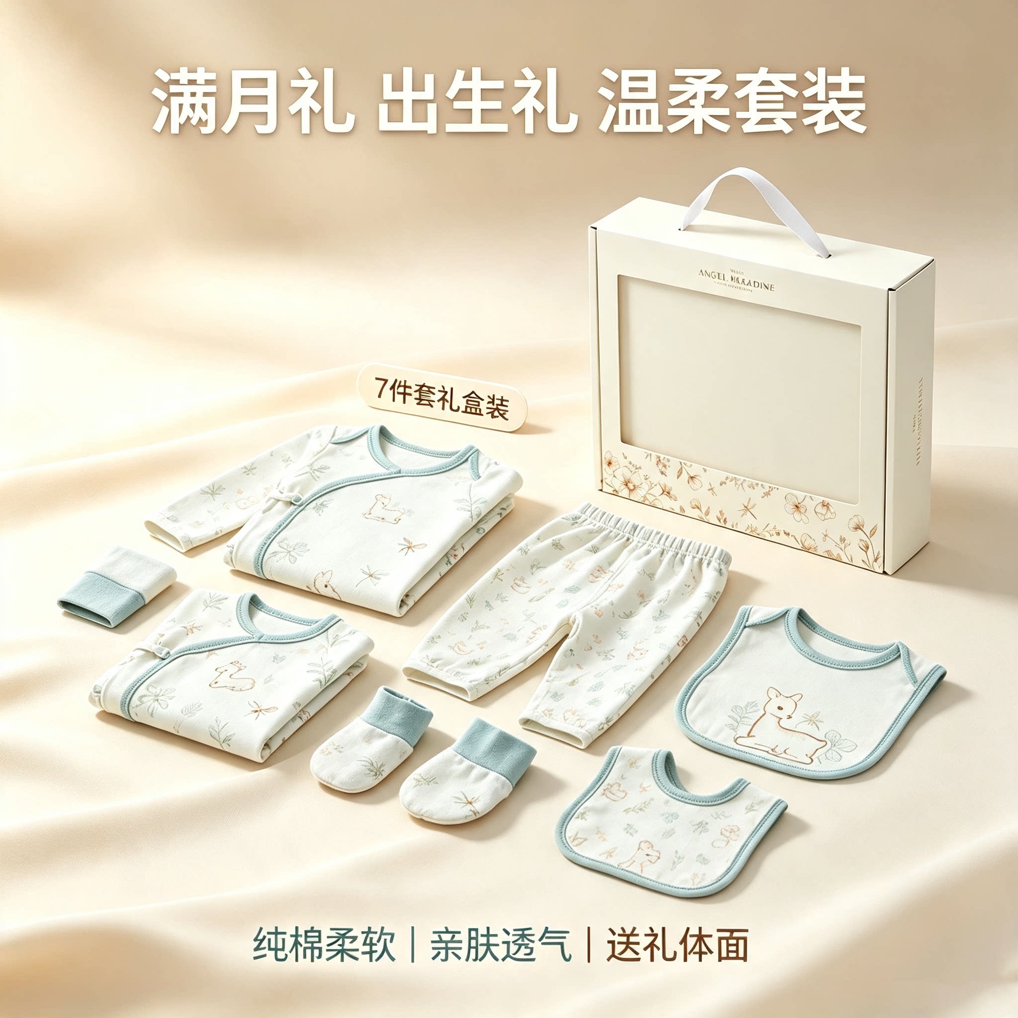 婴儿礼盒婴幼儿服装高档礼盒宝宝婴儿礼盒