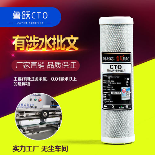 10寸CTO椰壳活性炭烧结压缩