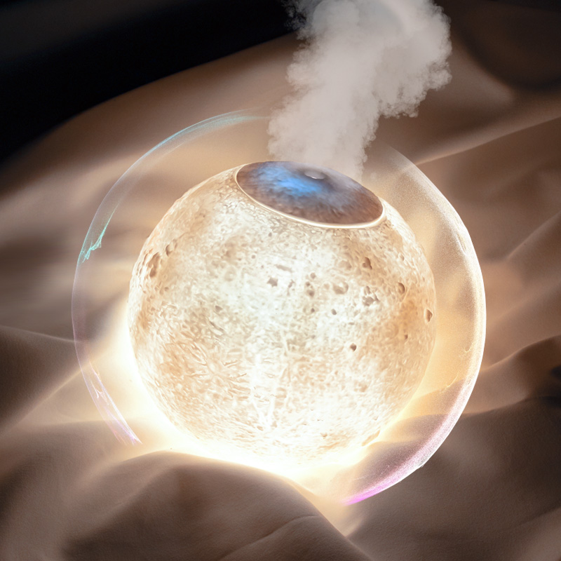 香薰机月球加湿器精油卧室睡眠家用香薰灯喷雾插电小型专用熏香炉在类目 居家日用, 香薰用品, 香熏灯炉/器具中 - 来自Buy2taobao.com提供专业的淘宝代购服务