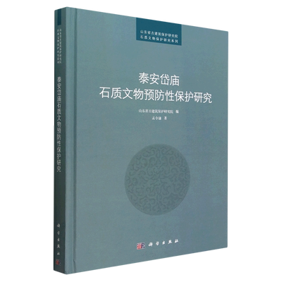 泰安岱庙石质文物预防性保护研究(精)/山东省古建筑保护研究院石质文物保护研究系列