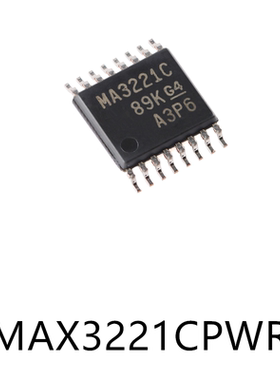 MAX3221CPWR TSSOP16原装RS-485/RS-232芯片电子元器件贴片收发器
