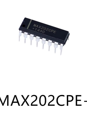 MAX202CPE+ PDIP-16原装RS-485/RS-232芯片电子元器件贴片收发器
