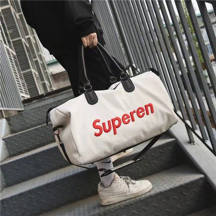 SUP旅行包手提单肩斜挎包superme男女时尚出差大行李袋运动健身包