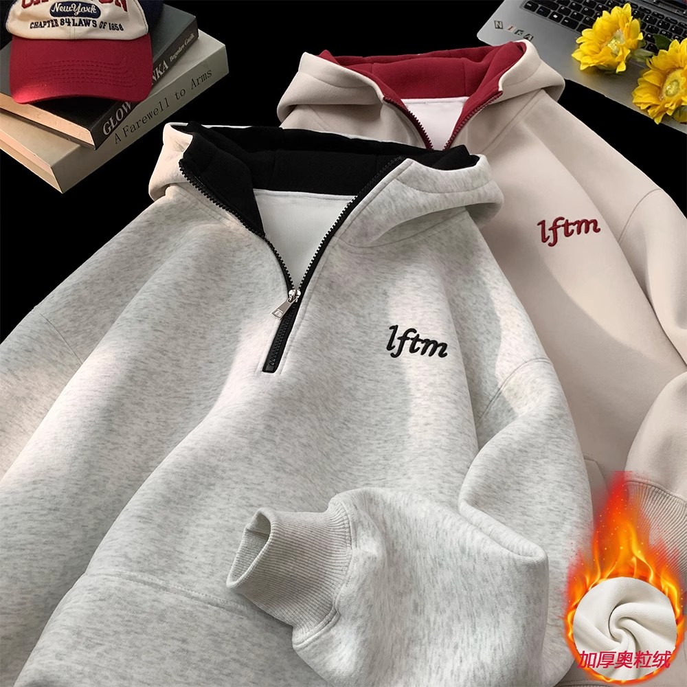 加绒重磅衣服青少年外套潮