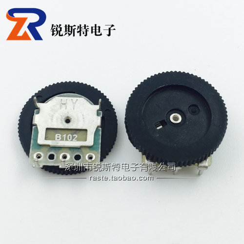 16:2 B102 圆盘电位器 1K 5脚 齿轮/拨盘电位器 直径16*2MM - 封面