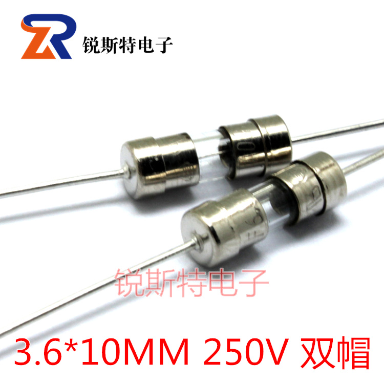 引线双帽玻璃管保险丝