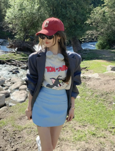 廓形百搭垫肩西装外套女2024秋季新款简约时尚气质中长款西服上衣