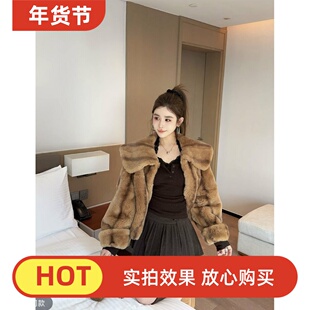 五折福利。    泡菜订制咖色飘带毛尼百褶半裙女腰显瘦百搭半身裙