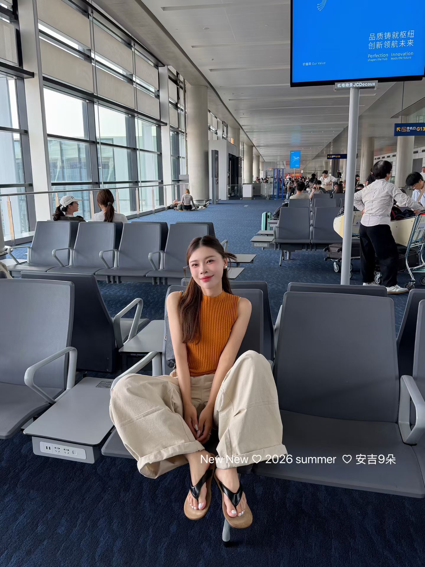 正品实拍2026夏季新款韩版百搭洋气美式多口袋设计垂感工装休闲裤