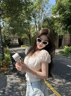 2026春夏新款韩版时尚百搭修身显瘦方领长袖衬衫设计感上衣潮ins