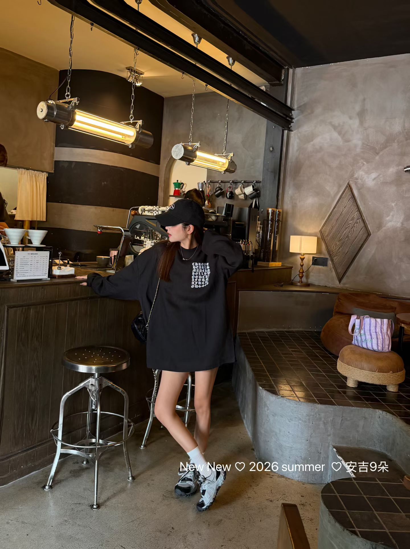 正品实拍2026早秋新款韩版时尚百搭显瘦卡通印花长袖T恤休闲上衣