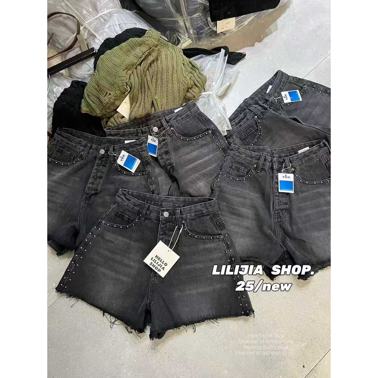 韩国东大门2025秋季新款韩版高腰显瘦百搭休闲牛仔短裤女时尚裤子