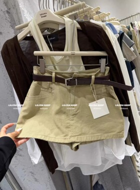 正品实拍2026夏季新款韩版时尚百搭显瘦设计感小众牛仔短裙裤女潮