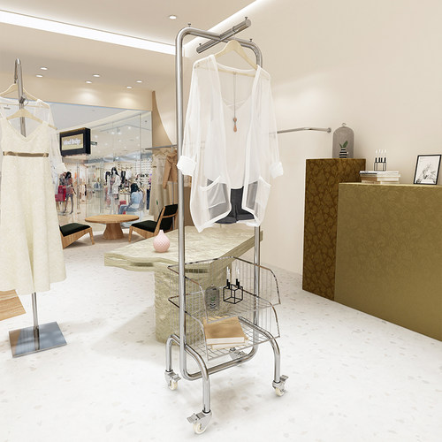 服装店展示架网红直播间拍照