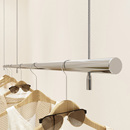 饰不锈钢吊架 店衣架钢丝绳吊杆橱窗装 服装 店展示架吊顶架悬挂女装