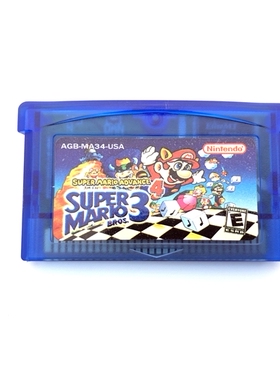 GBA游戏卡带 马里奥\玛丽奥A3+4  英文版 sp gbm nds游戏卡通用