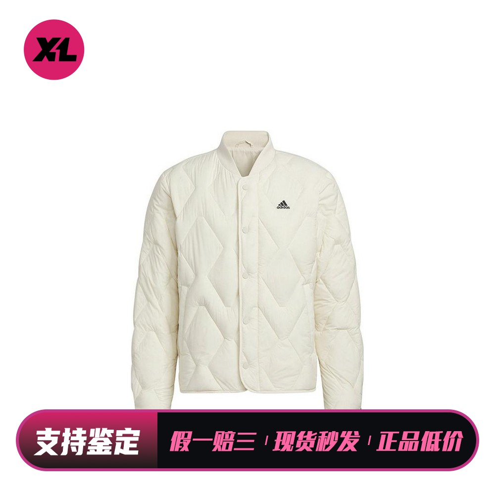 【喜樂运动】 adidas 羽绒服 无弹力 80% 男女通用 棒球领 长袖