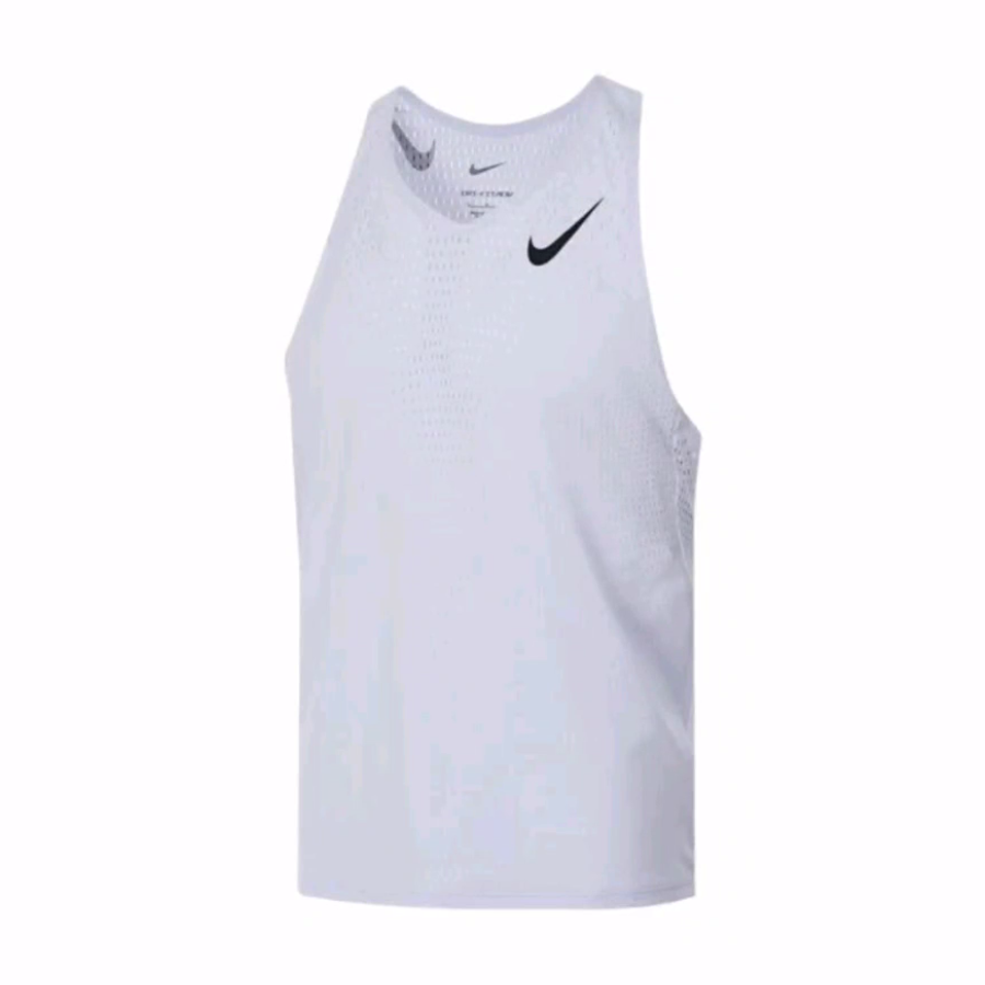 Nike Dri-Fit 跑步圆领套头无袖跑步背心 男款 足球灰