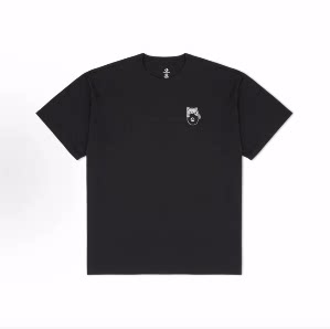 Converse 台球图案美式休闲短袖T恤 男款 黑色