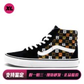 男女通用 板鞋 喜樂运动 四季 Vans 圆头 高帮 帆布织物 通用