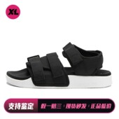 沙滩凉鞋 女 平跟 喜樂运动 魔术贴 春夏 adidas 黑色 露趾