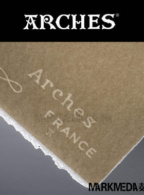 进口Arches阿诗水彩纸185g300g640g850g粗中细纹纯棉毛边水彩纸