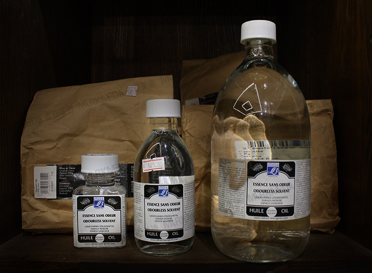 法国进口 艺方LB 无味稀释剂 油画调和媒介剂 75ml 250ml 1000ml