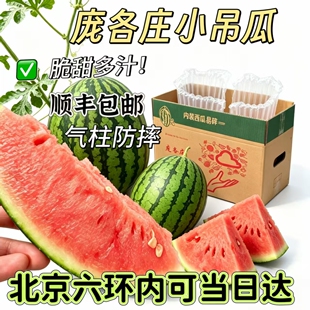 北京大兴庞各庄L600手剥西瓜醇奶小吊瓜新鲜小糖丸吊秧瓜顺丰发货