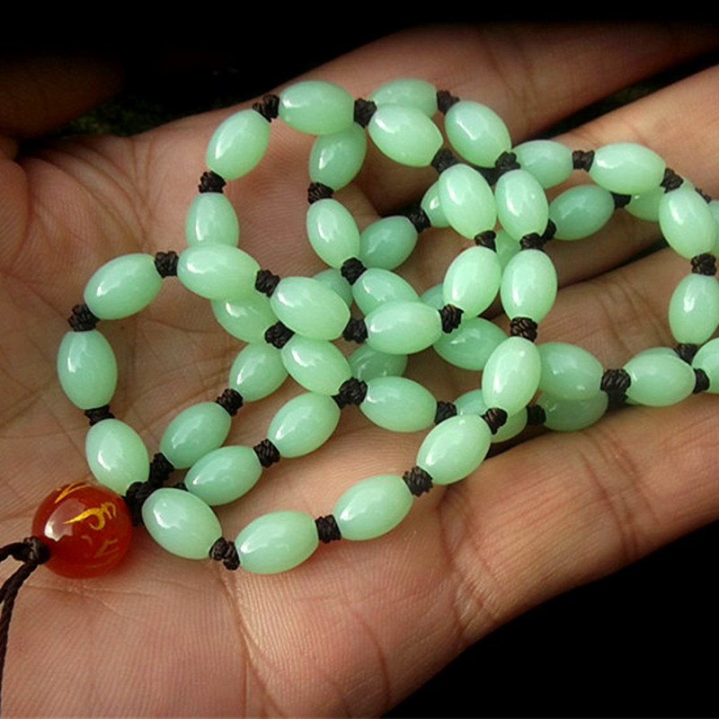 玉坠玉珠新款男女挂件饰品绳翡翠吊坠项链绳玉牌观音玉佛挂绳包邮