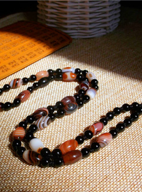 玛瑙珠宝玉线配饰佛牌项链绳