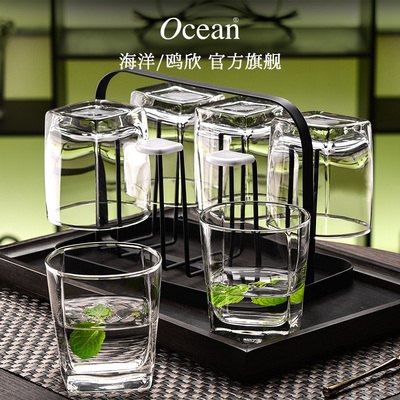 ocean鸥欣玻璃家用透明水杯