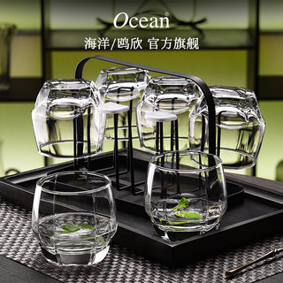 Ocean鸥欣进口玻璃杯套装水杯家用透明杯子家用喝水泡茶客厅茶杯