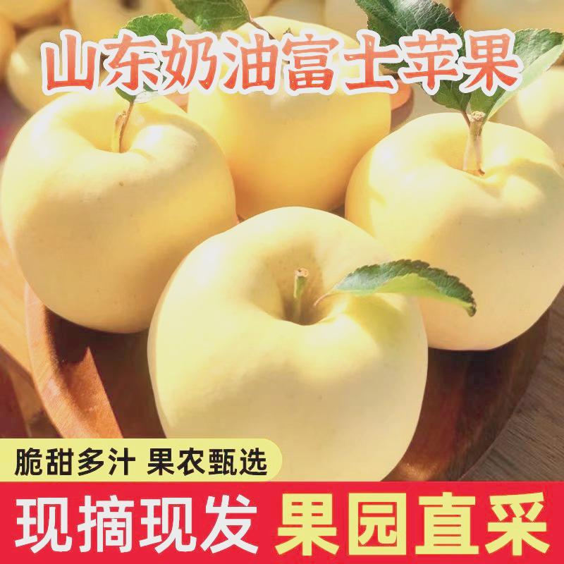 山东奶油苹果新鲜现摘现发