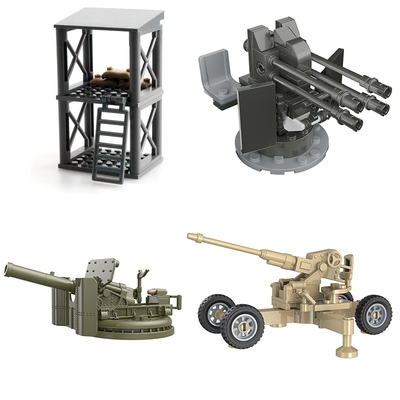 二战军事配件积木玩具