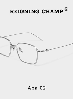 GM纯钛金丝檀健次同款眼镜框男女ABA 02近视防蓝光平光眼镜架超轻