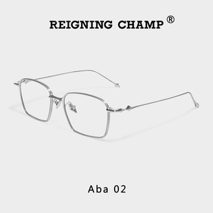 GM纯钛金丝檀健次同款眼镜框男女ABA 02近视防蓝光平光眼镜架超轻