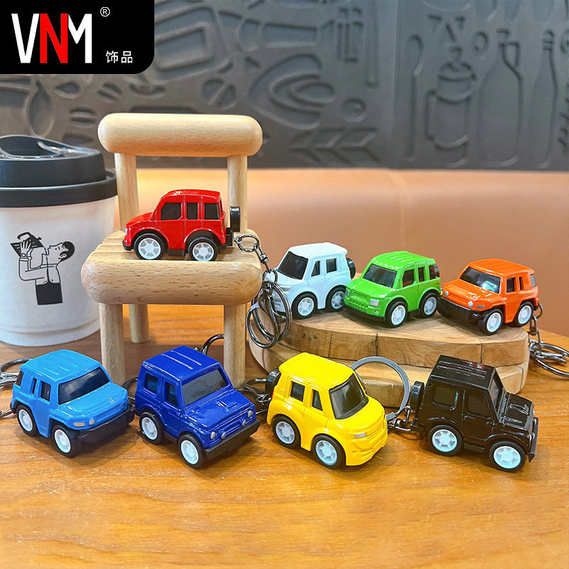 创意合金回力小车车钥匙扣可爱学生玩具挂件汽车钥匙链小礼品