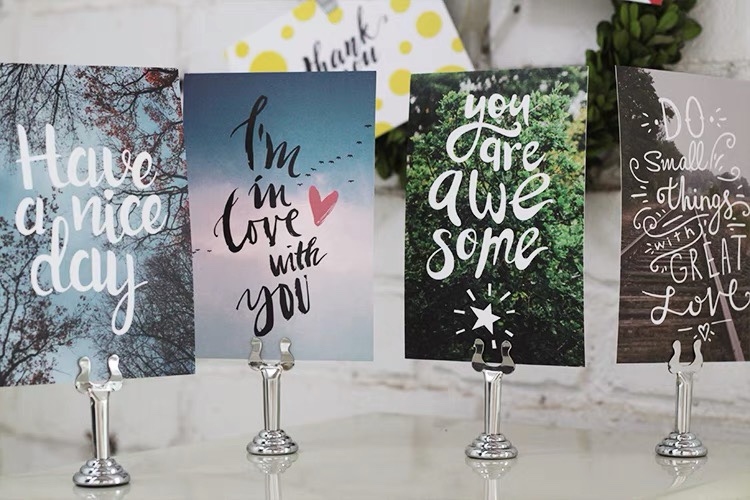 Dulton 名片架夹明信片架 卡片座 照片夹 便签条夹子 立牌