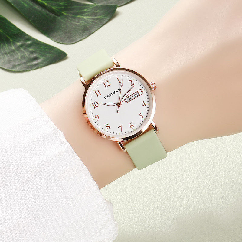 公务员考试专用手表男女学生初高中生简约气质女士小众轻奢石英表