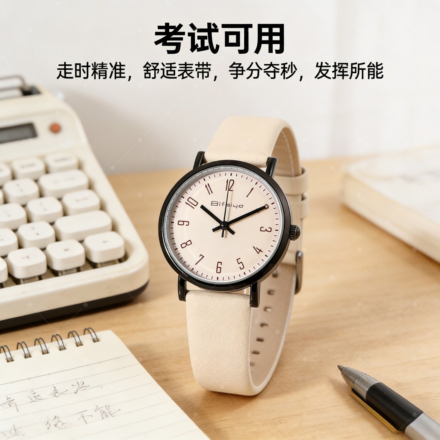 比菲雅学生考试石英腕表