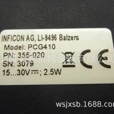 瑞士INFICON真空计PCG410