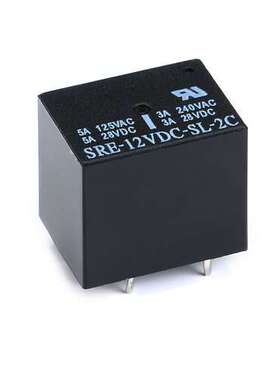 继电器 SRE-05V 12V 24VDC-SL-2C 8脚 3A 复合型继电器